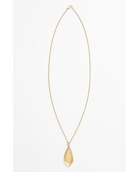 Alexis Bittar Lucite Crystal Encrusted Pendant Necklace