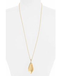 Alexis Bittar Lucite Crystal Encrusted Pendant Necklace
