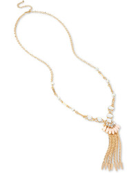 INC International Concepts M Haskell For Inc Gold Tone Long Tassel Pendant Necklace Only At Macys