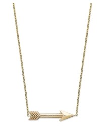 Macy's 14k Gold Necklace Arrow Pendant
