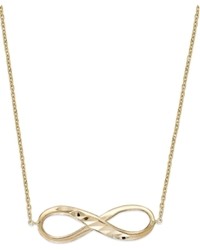 Macy's 14k Gold Necklace Infinity Pendant