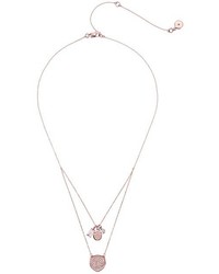 Michael Kors Michl Kors Brilliance Circle Pendant Necklace Necklace