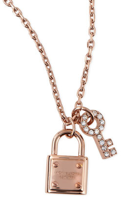michael kors necklace lock