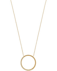 Michael Kors Michl Kors Open Circle Pav Crystal Pendant Necklace