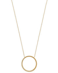 Michael Kors Michl Kors Open Circle Pav Crystal Pendant Necklace