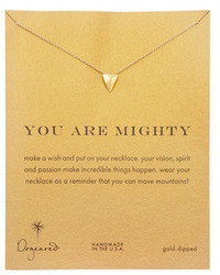 Dogeared Mighty Golden Stud Pendant Necklace