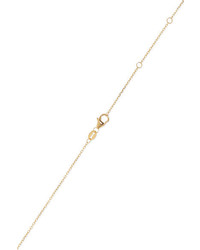 Foundrae Mini Heart Love Token 18 Karat Gold And Enamel Necklace