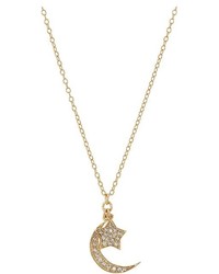 Shashi Moon Star Pendant Necklace Necklace