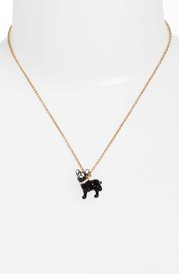 Kate spade deals boston terrier necklace