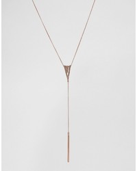 NY:LON Nylon Drop Pendant Long Line Necklace