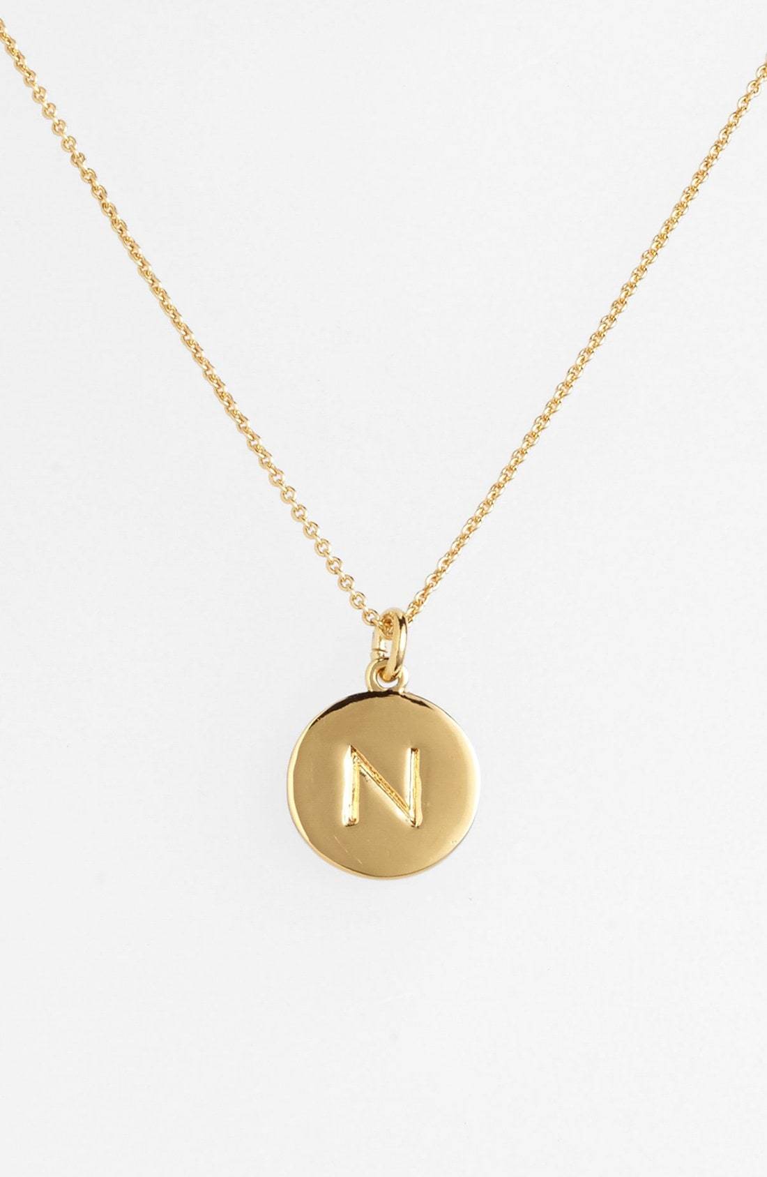 kate spade new york One In A Million Initial Pendant Necklace, $58 |  Nordstrom | Lookastic