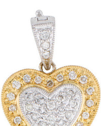Pav Diamond Heart Pendant