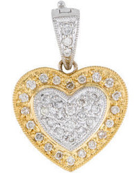 Pav Diamond Heart Pendant
