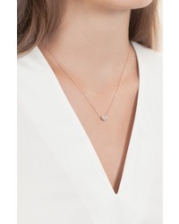 Monica Vinader Pave Diamond Pendant Necklace