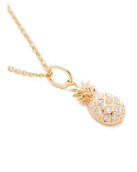 Sydney Evan Pave Pineapple Charm Necklace