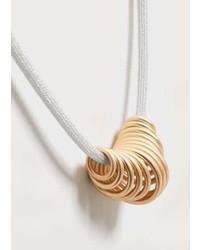Violeta BY MANGO Pendant Chain Necklace
