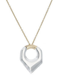 Alexis Bittar Pentagon Pendant Necklace With 10k Gold