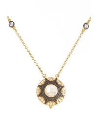 Freida Rothman Round Pendant Necklace