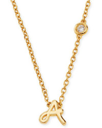 Shy By Se A Initial Pendant Necklace With Diamond