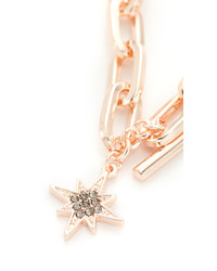 Rebecca Minkoff Signature Link Star Charm Necklace
