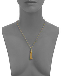 Eddie Borgo Small Chain Tassel Pendant Necklace