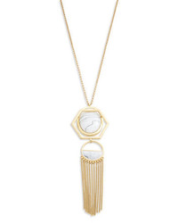 Catherine Stein Stone And Tassel Pendant Necklace