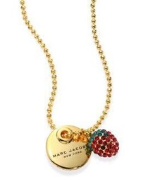 Marc Jacobs Strawberry Coin Pendant Necklace
