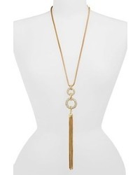 Tasha Long Tassel Pendant Necklace