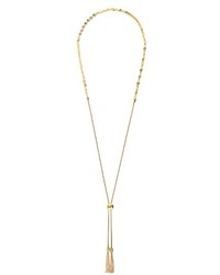 Diane von Furstenberg Tassel Gold Plated Necklace