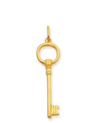 The Black Bow Gold Vermeil Key Pendant