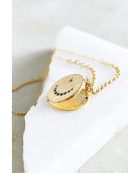 Urban Outfitters Traveling Layer Locket Necklace