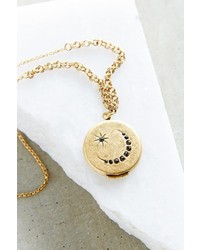 Urban Outfitters Traveling Layer Locket Necklace