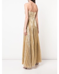 Alexis Pleated Long Dress