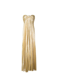 Alexis Pleated Long Dress