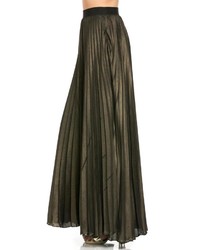 Mhgs Gold Pleated Maxi