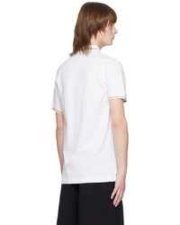 VERSACE JEANS COUTURE White V Emblem Polo