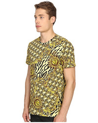 Versace Jeans All Over Baroque Tiger Print T Shirt