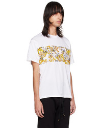VERSACE JEANS COUTURE White Paneled T Shirt