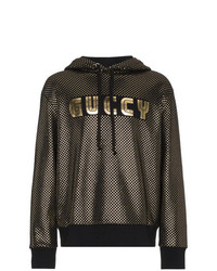 Gucci Guccy Logo Jersey Hoodie