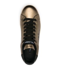 Dolce & Gabbana Portofino Logo Print Sneakers