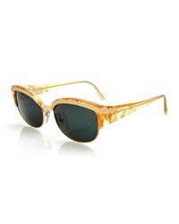 Gold Print Sunglasses