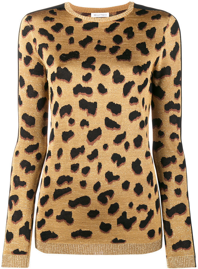 Bella freud leopard store dress