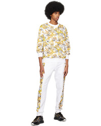 VERSACE JEANS COUTURE White Printed Sweatshirt