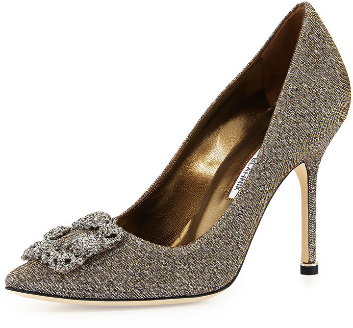 Manolo blahnik discount bronze neiman marcus