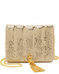 Whiting & Davis Quilted Tassel Bag