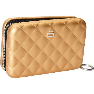 Ogon Quilted Clutch Rfid Blocking Gold Ladies Small Wallets, $69 ...