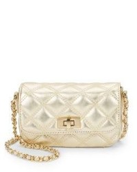 Saks Fifth Avenue Sandy Quilted Metallic Leather Mini Bag
