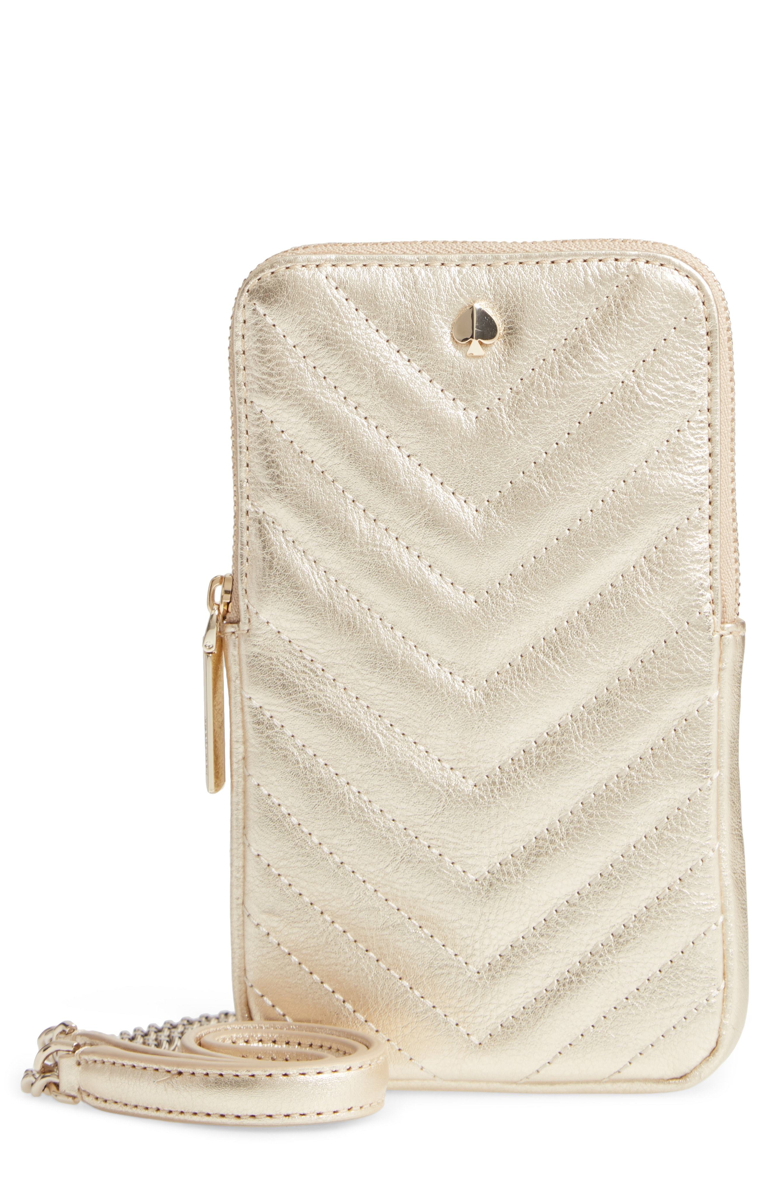 kate spade new york Amelia Quilted Leather Phone Crossbody Bag, $88 |  Nordstrom | Lookastic