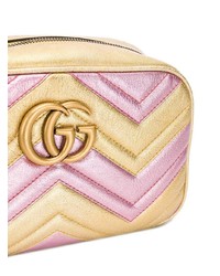 Gucci Laminated Gg Marmont Bag