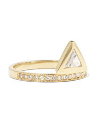 Jacquie Aiche 14 Karat Gold Diamond Ring